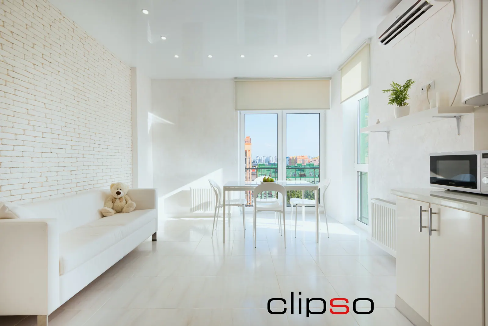 Тканевый натяжной потолок Clipso