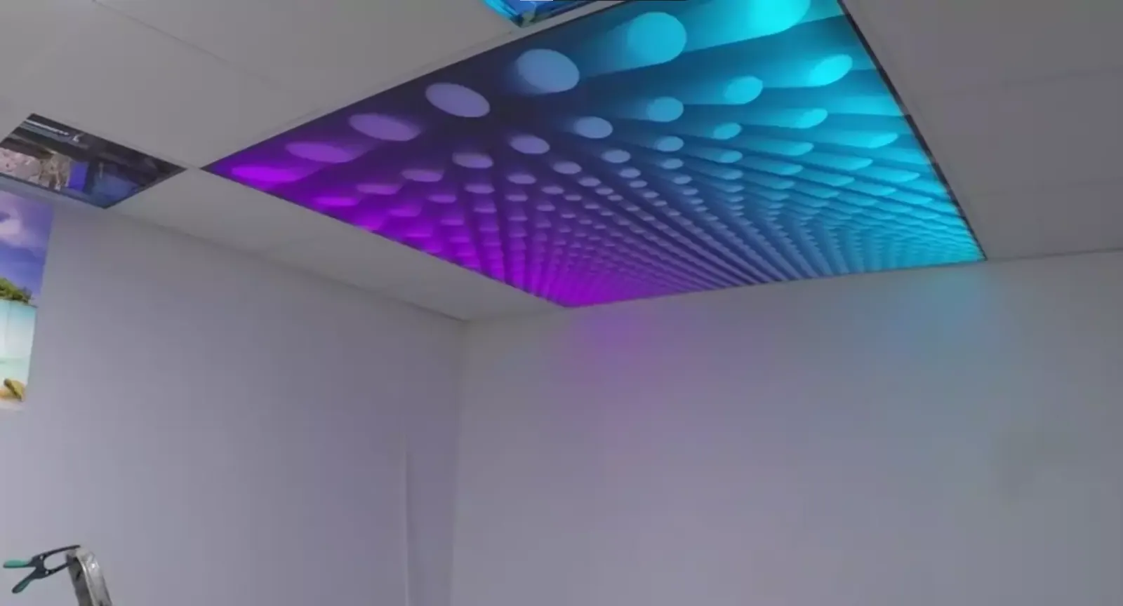 3D натяжной потолок для офиса — Братск, Возрождения, 36, фото 3